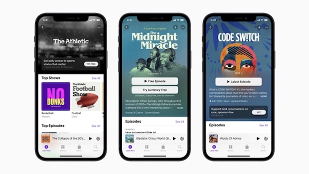Apple offers paid podcast subscriptions.