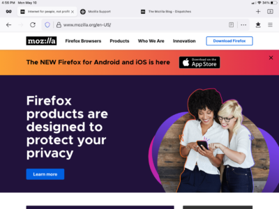 Firefox 34 for iOS
