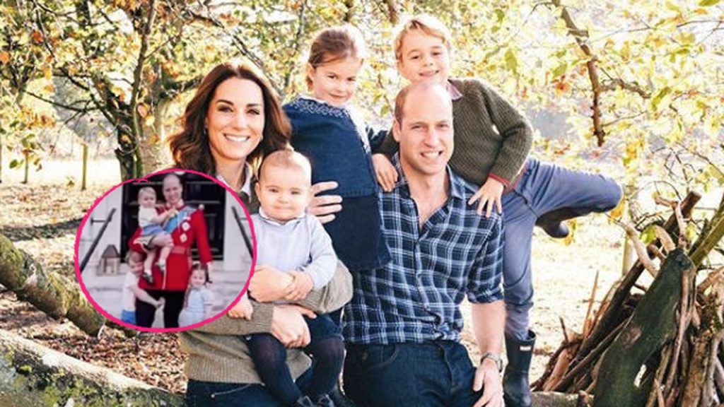 William and Kate share a previously unknown photo of their children