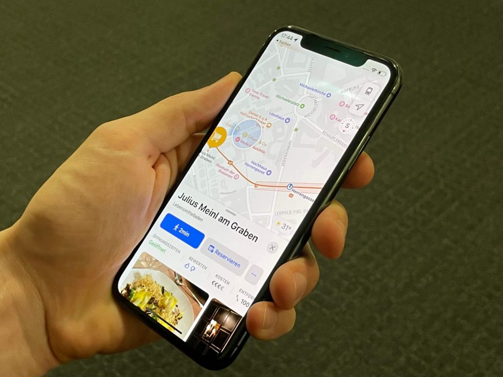 Apple improves Maps app in Austria