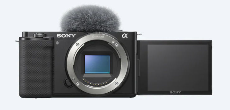 Introduced Sony ZV-E10 mini camera with APS-C sensor and webcam/streaming function