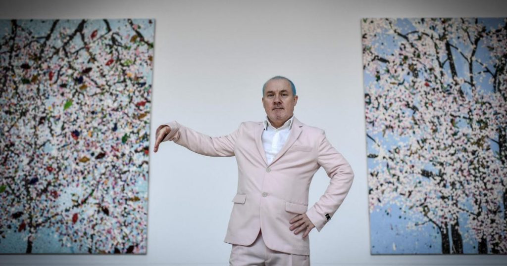 Giant Cherry Blossoms: Damien Hirst's Colorful World