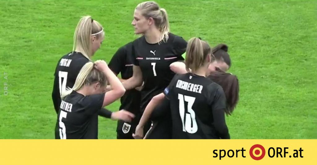 World Cup qualification: ÖFB women run after cold shower