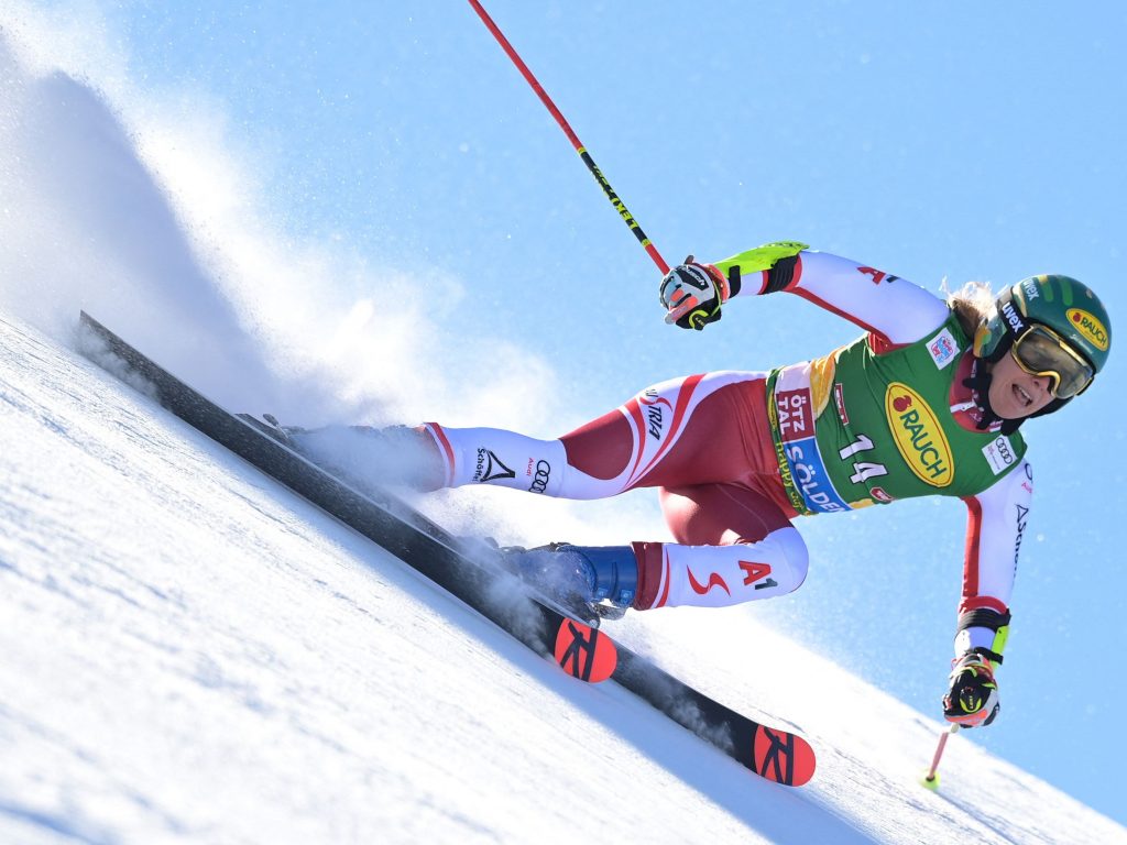 Alpine skiing: Brunner 3rd in the first half in Sölden - against Gut Bahrami - Sport VOL.AT -