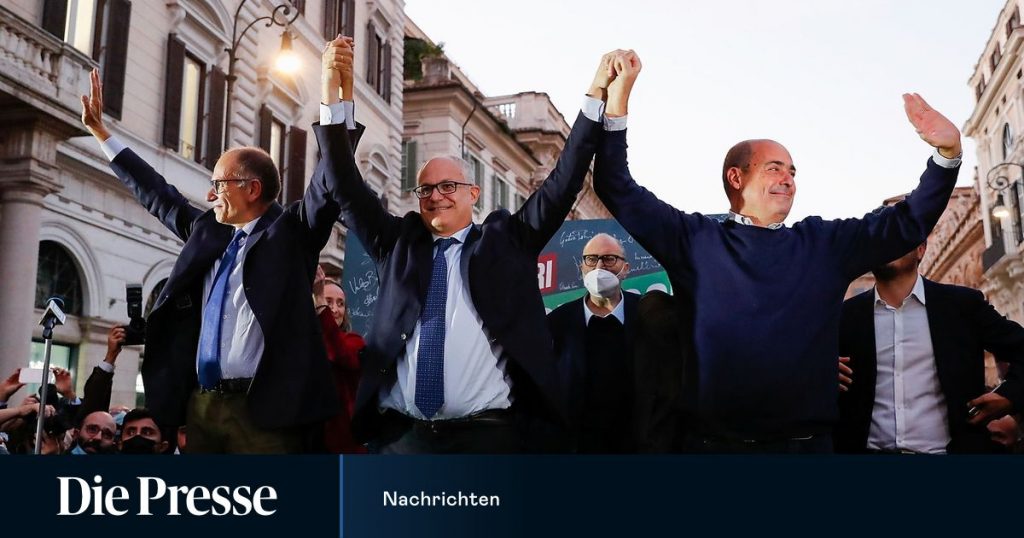The Social Democrats invade the Italian capital, Rome
