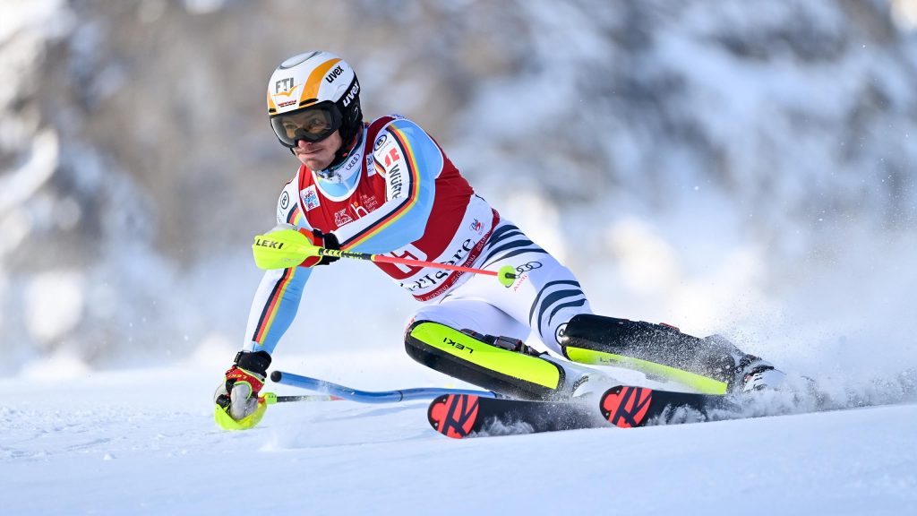 Slalom at Val d'Isère: Linus Streiser misses the second half and Clement Noel leads