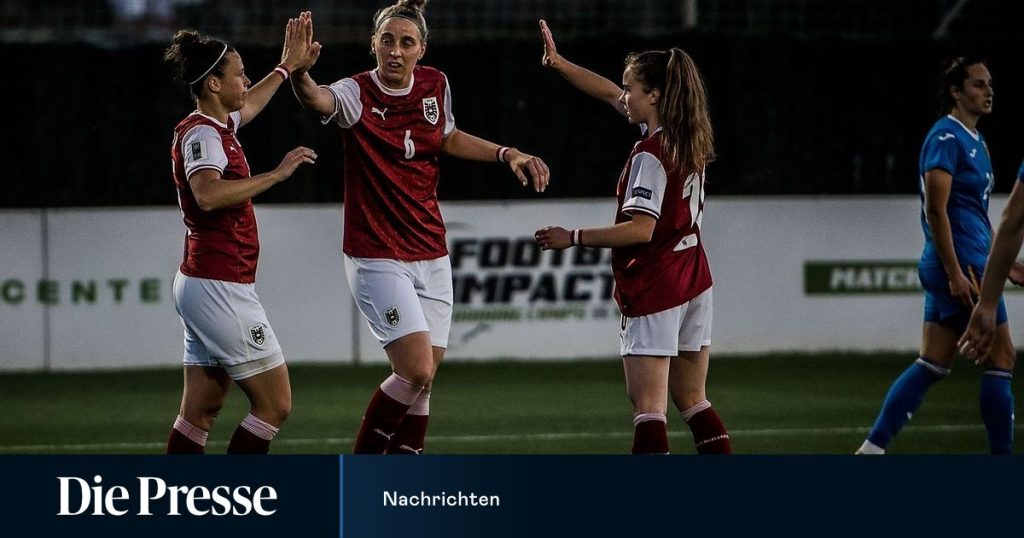 Gain rich knowledge of goals for the women of the Austrian Football Association |  DiePress.com