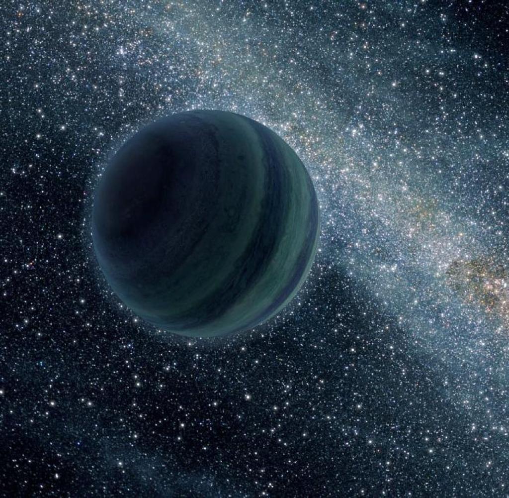 Illustration of an exoplanet in space by NASA