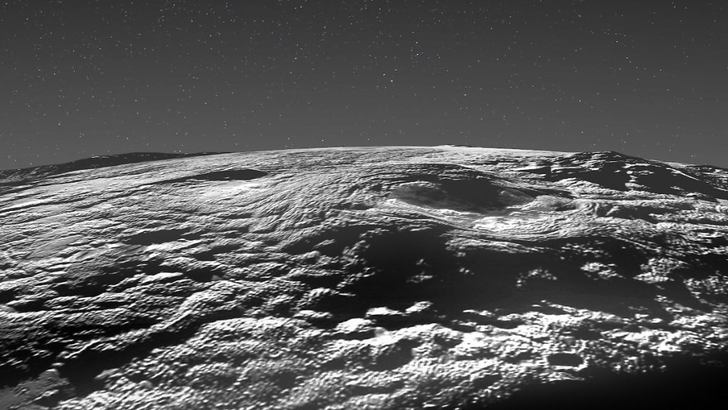 View of Pluto: New Horizons photos show ice volcanoes