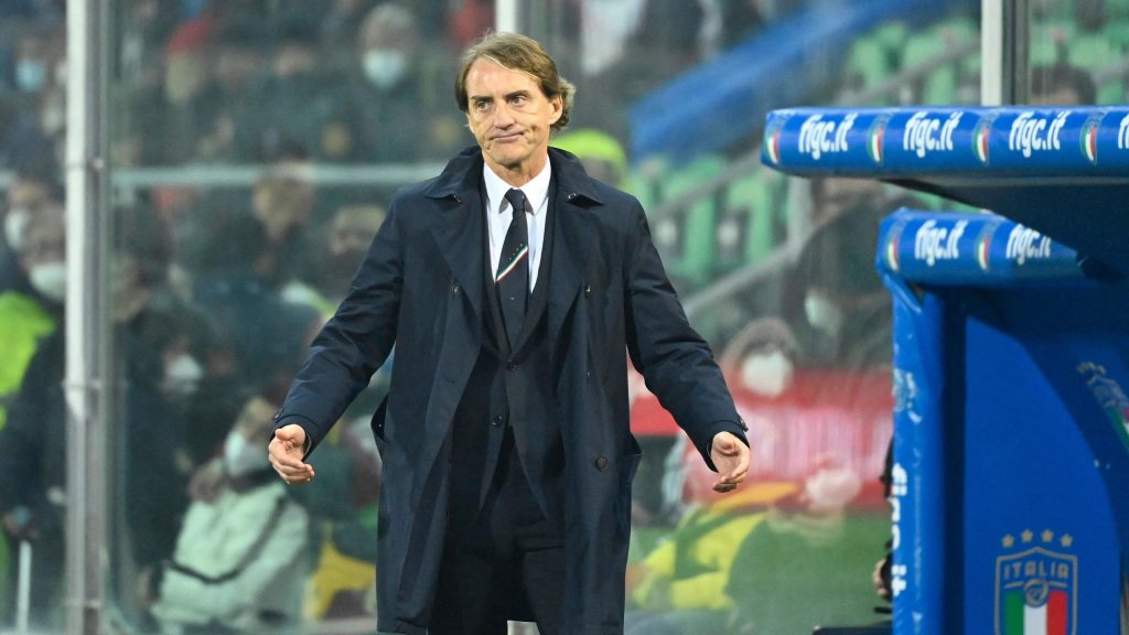 Roberto Mancini: The Italian coach's mother reprimanded her son after he missed the World Cup