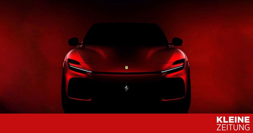 This will be Ferrari's first SUV" kleinezeitung.at