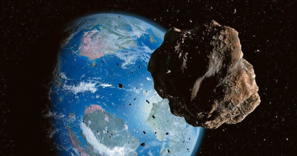 Asteroid hurtling towards Earth