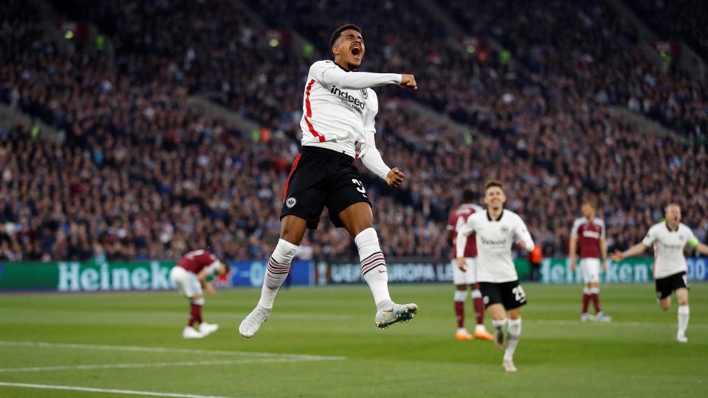Eintracht Frankfurt won the semi-final first leg at West Ham United and dreams of the Europa League final