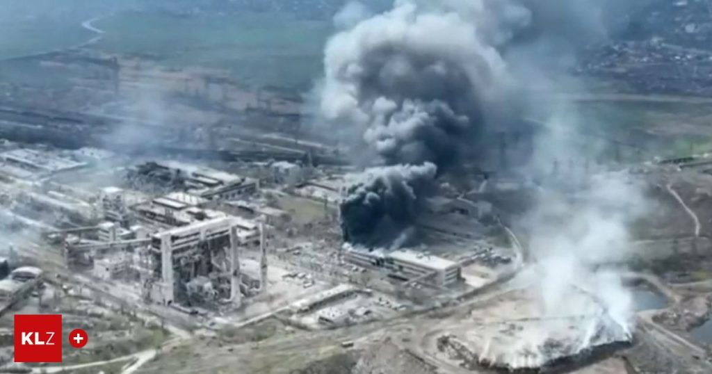 Russia continues its attacks on the Mariupol steel plant