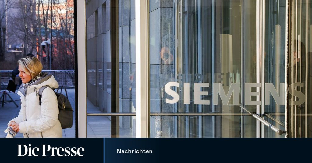 The withdrawal from Russia puts an additional burden on Siemens