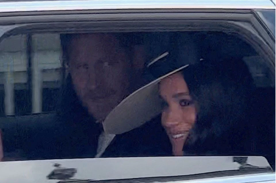 Prince Harry and Duchess Meghan on June 2, 2022 in London.
