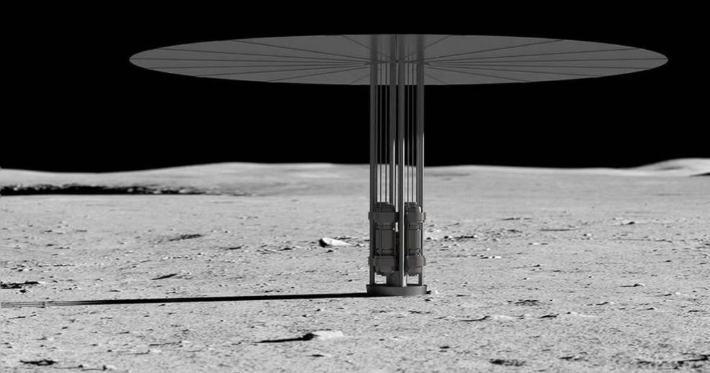 Bright plans.  NASA wants to build a nuclear power plant on the Moon.