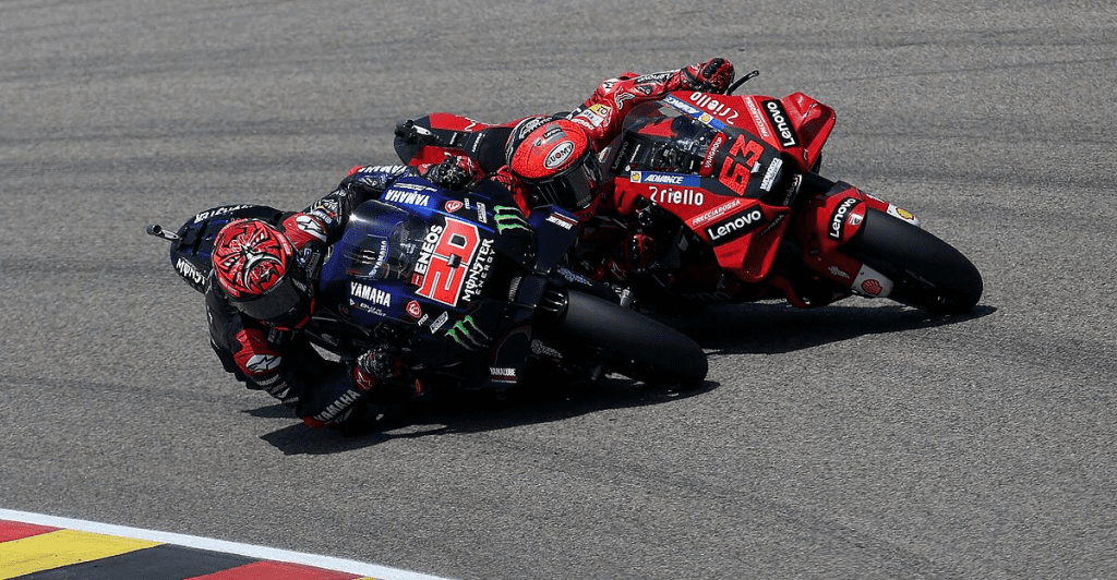 Ducati double win over Asen, Quartararo crash twice