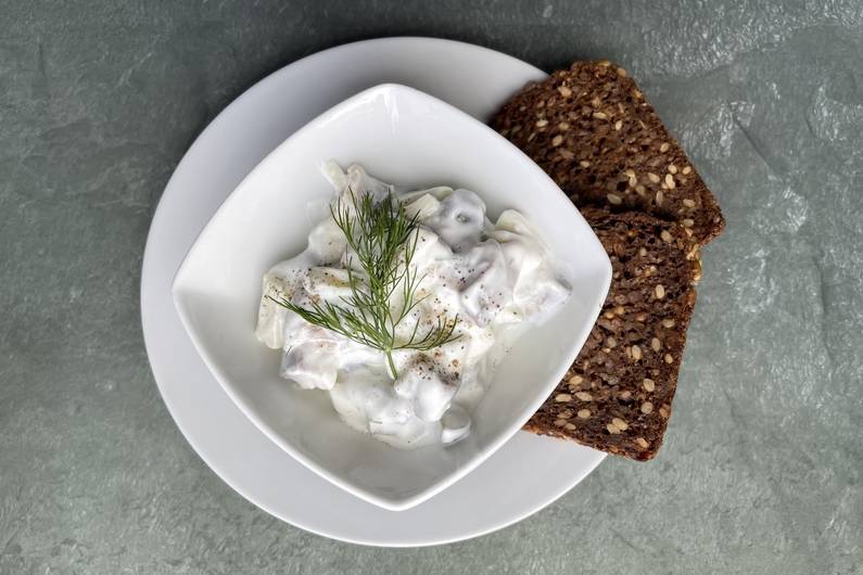 Healthy herring salad recipe - suitable for fun