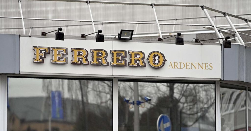 Raids on Ferrero in Belgium and Luxembourg for cases of salmonella