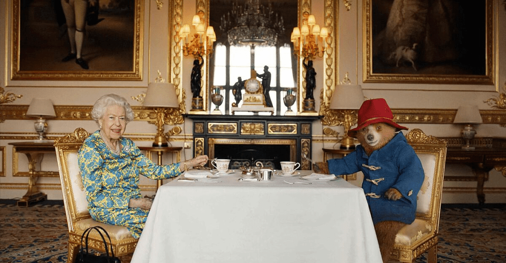 Tea with Paddington Br: The Queen Shows Humor