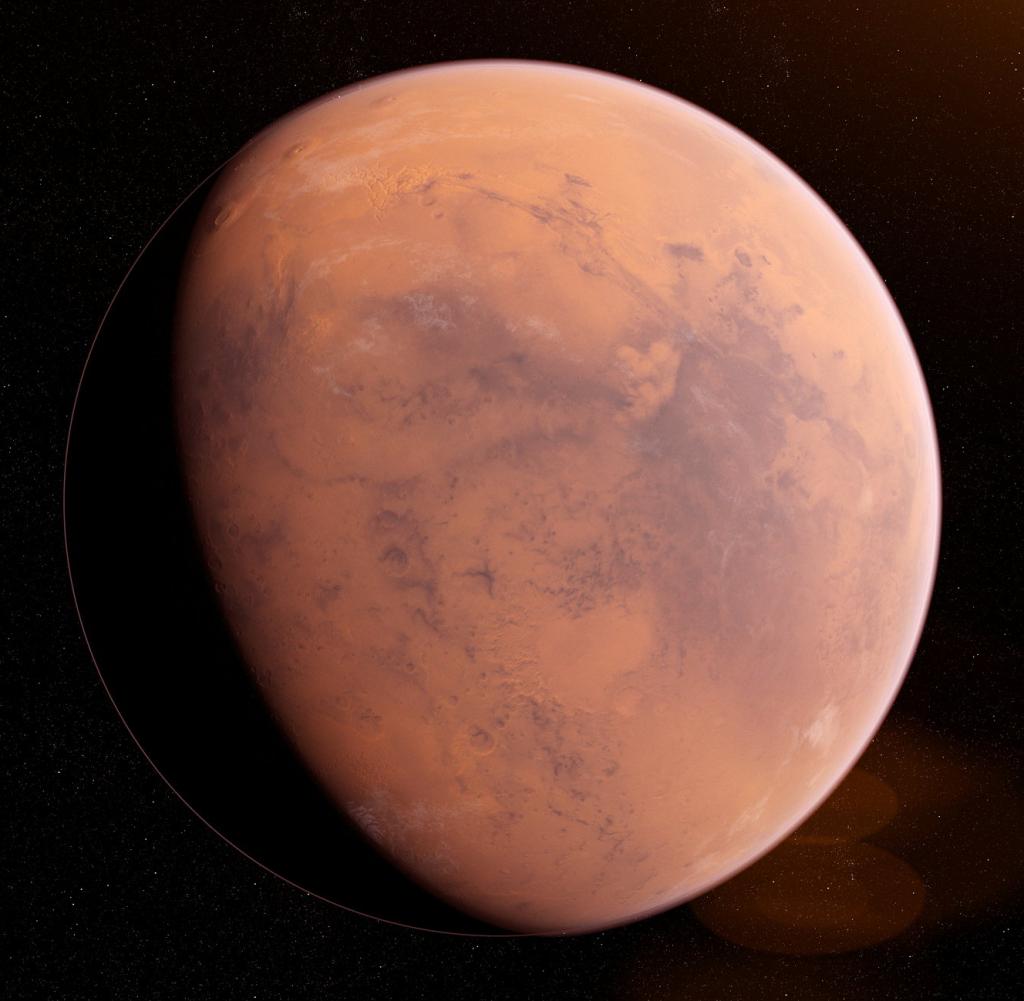 Illustration of the planet Mars