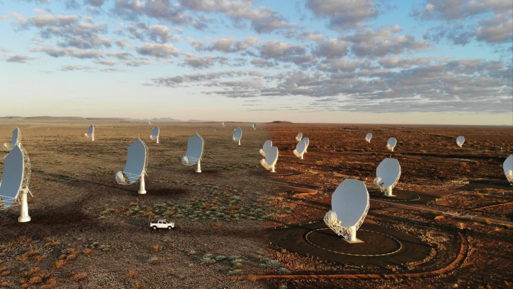Preparations for the largest radio telescope in the world