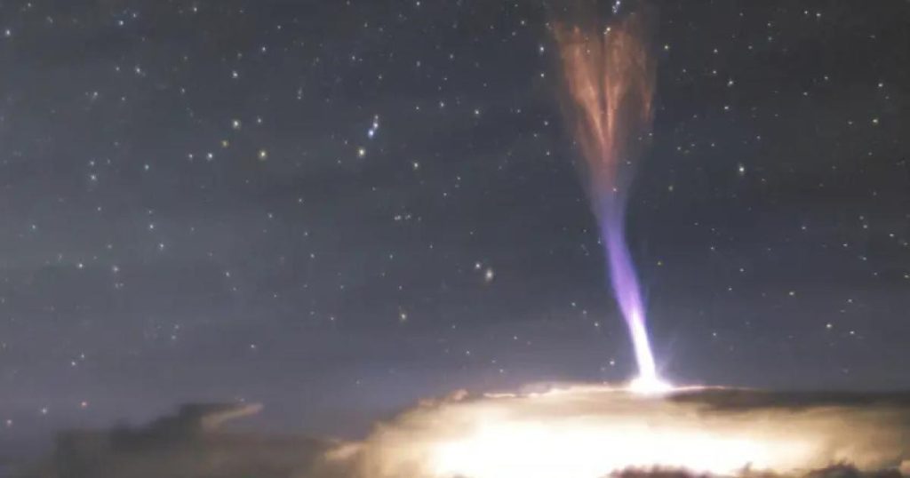 Giant electric beam up to 80 kilometers