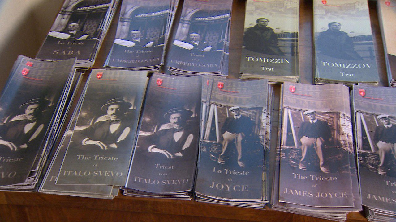 Brochures about Trieste-related book