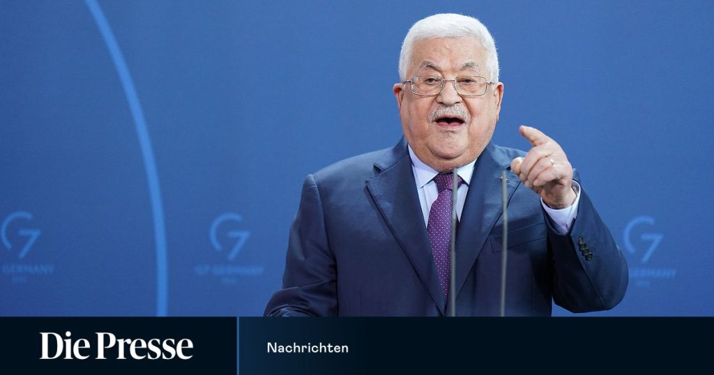 Abbas accuses Israel of committing a "holocaust" for the Palestinians
