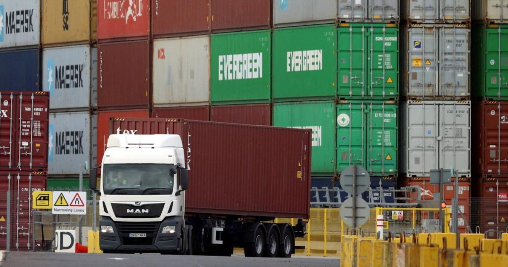 Eight-day strike at UK's largest container port