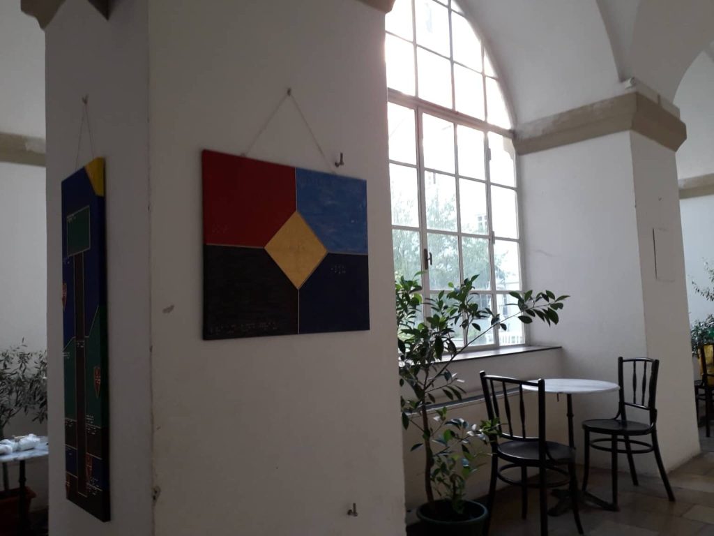 Including art in the monastery of the Diocese of Rossau: Braille in Art @ Art in the Lobby
