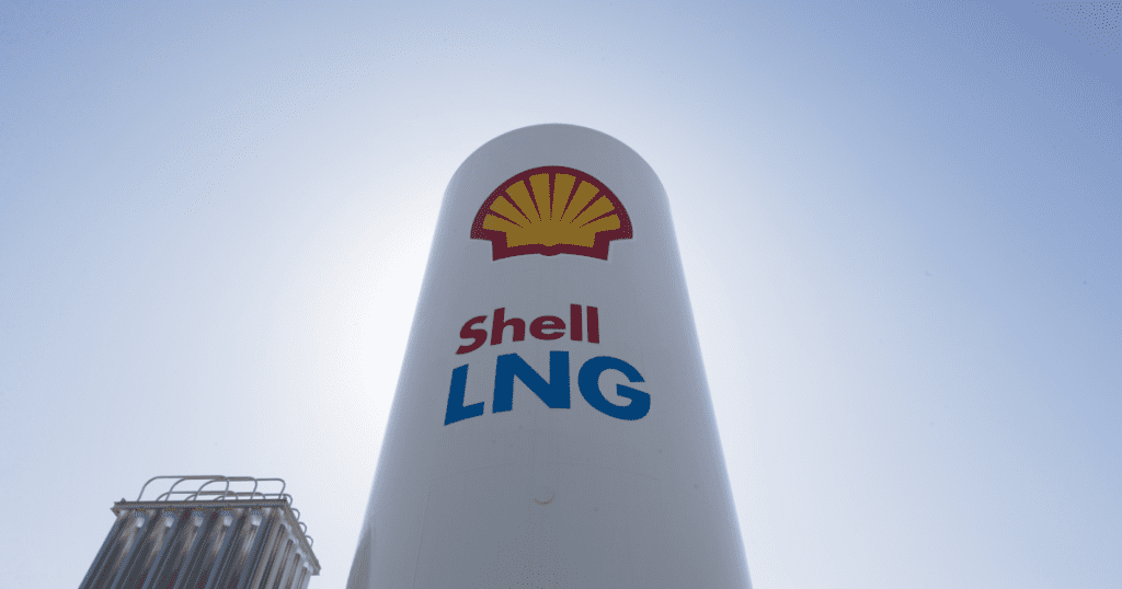 Shell's first LNG filling station is being built here in...