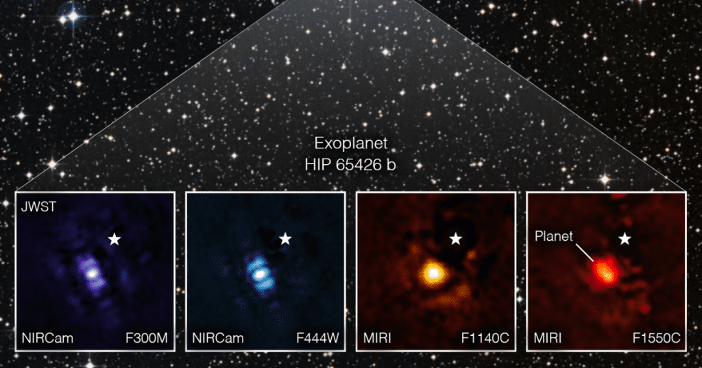 James Webb's first image of an exoplanet