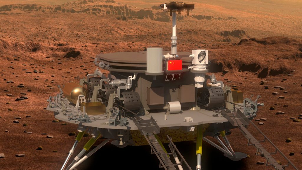 China's Mars rover finds traces of massive flooding