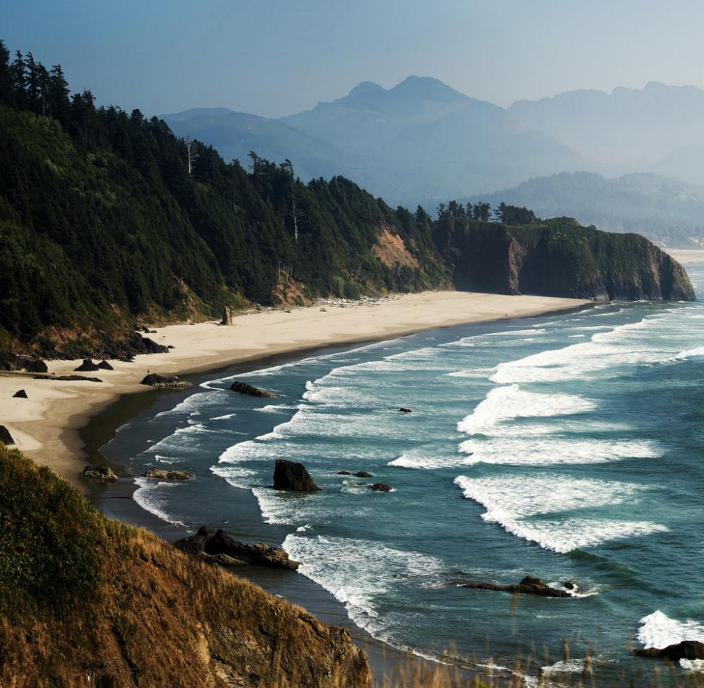 Pacific Ocean in Oregon, USA