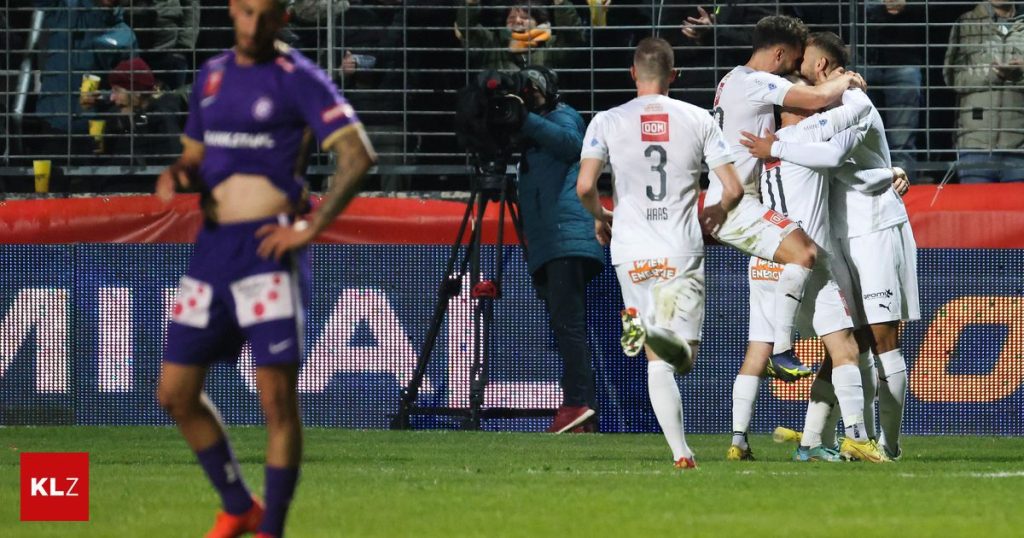 Disgrace in the Austrian FA Cup: Austria Vienna fails to win the cup at FC Wiener