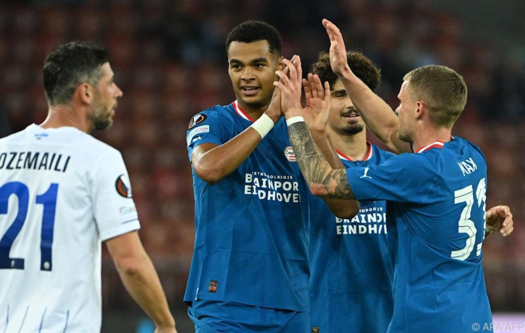 Eindhoven and Manchester United's victories in the Europa League