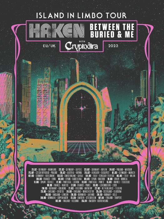 HAKEN - Co-title tour 2023 with BETWEEN THE BURIED & ME