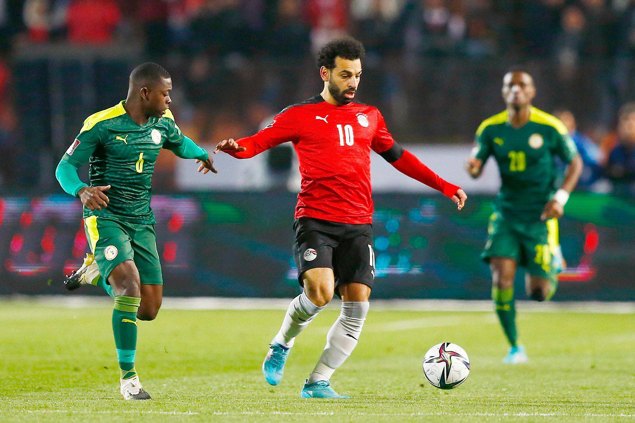 Mohamed Salah in action