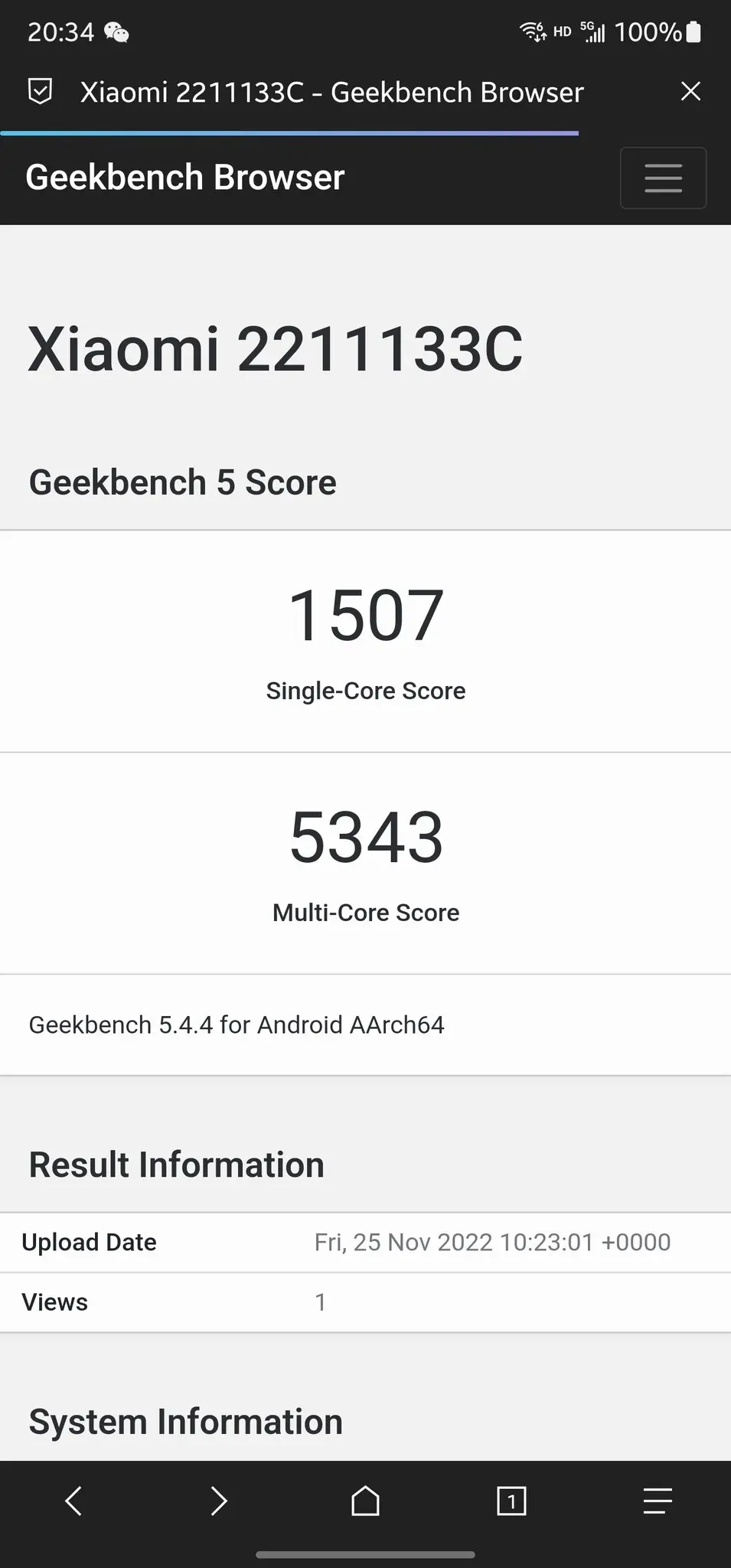 Xiaomi 13 Geekbench review