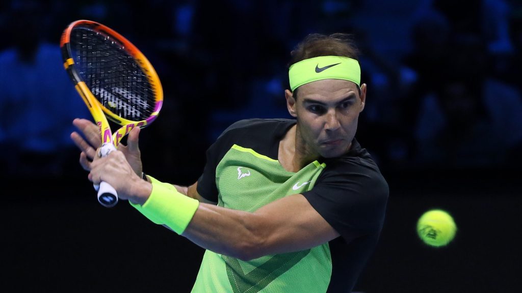 ATP Finals live on tape: Rafael Nadal under pressure after opening defeat in Turin in match two against Auger-Aliassime.