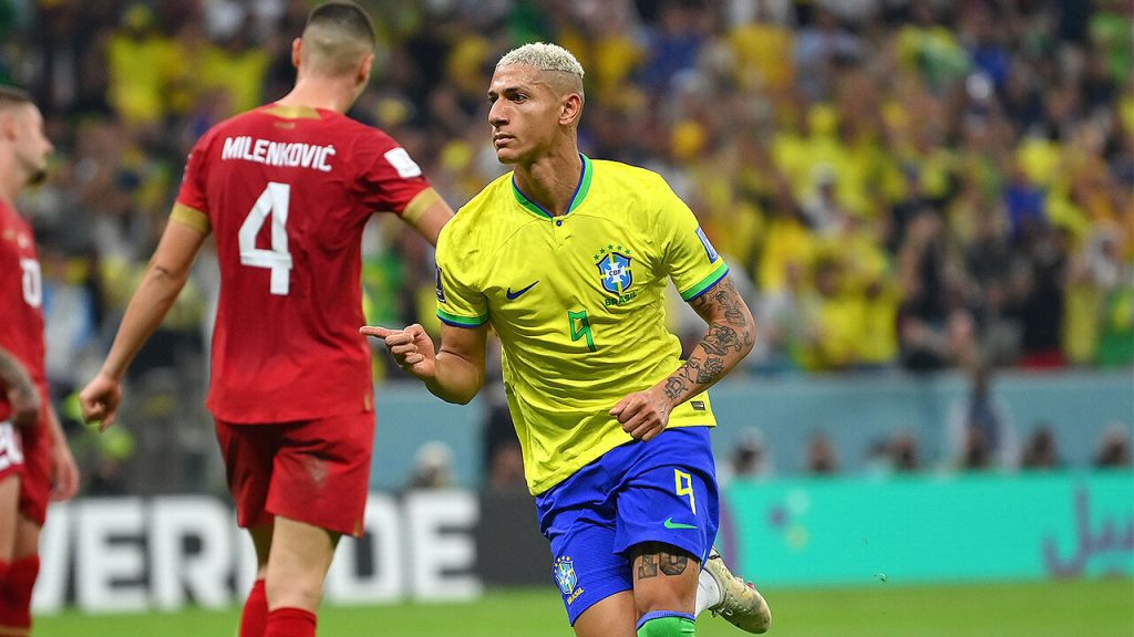 Richarlison gives Brazil its first victory over Serbia
