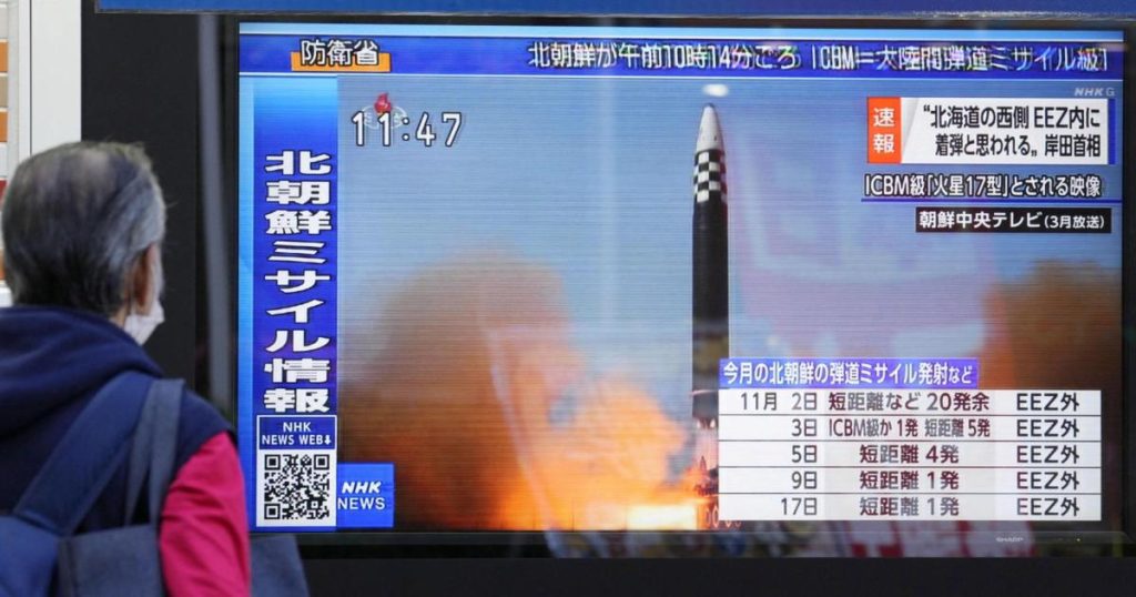 South Korea said North Korea may have launched intercontinental ballistic missiles
