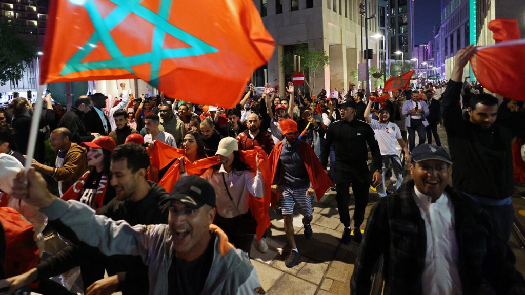 Loud noises in Paris and Brussels after the Moroccan and French victories